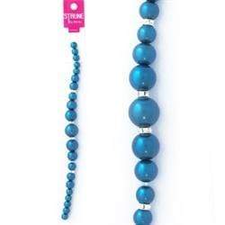 AussieSuperStore Jewellery Making Supplies Emerald Strung Beads Glass Pearls and Rondelles (in 8 colors) Strung Beads Glass Pearls and Rondelles | Jewellery Making Beads Accessories 9323823179250 BBS2014110